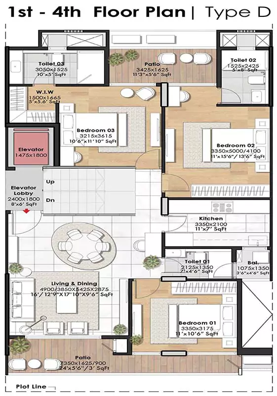 Whiteland Blissville Sector 76 4Bhk